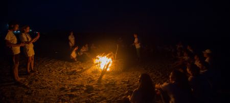 Celebrating Coast Day under the moonlight of Ghar El Melh