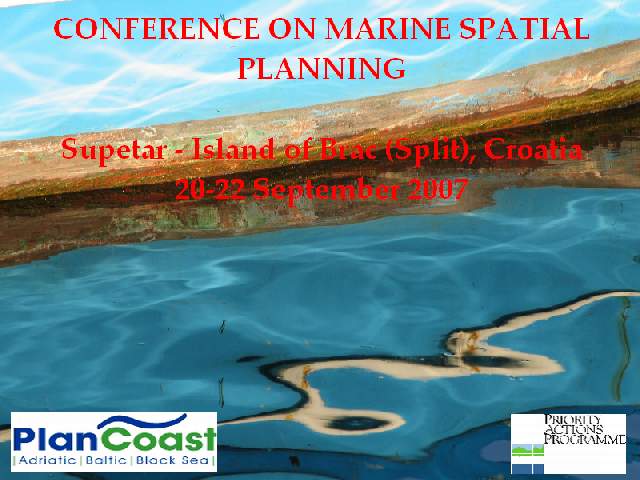 PlanCoast conference on marine spatial planning