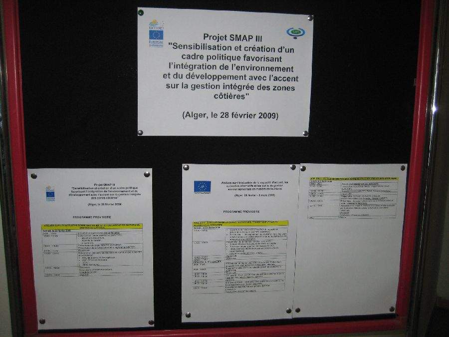 SMAP and DESTINATIONS workshops in Algeria