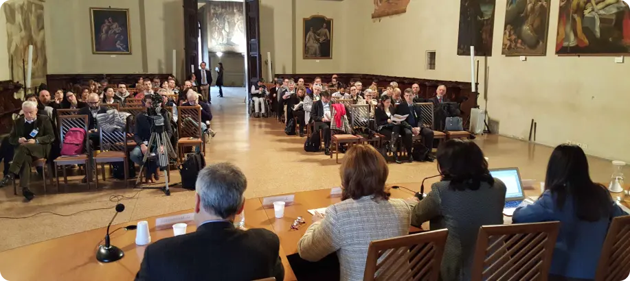 People in conference room