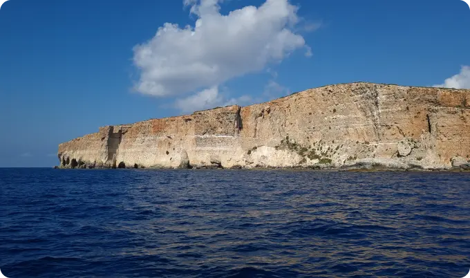 Island on the sea