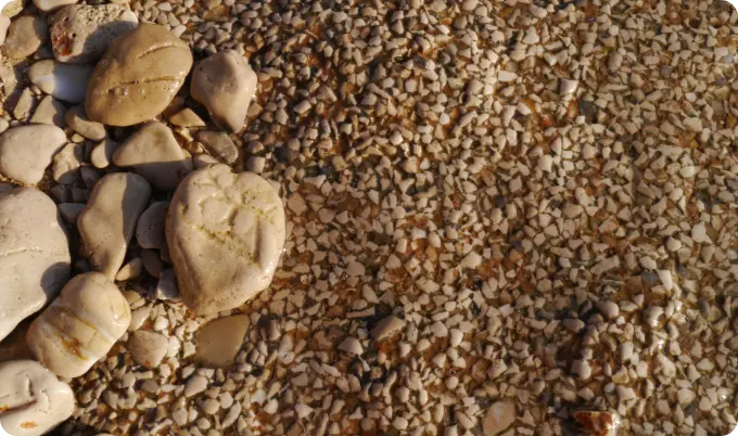 Beach stones